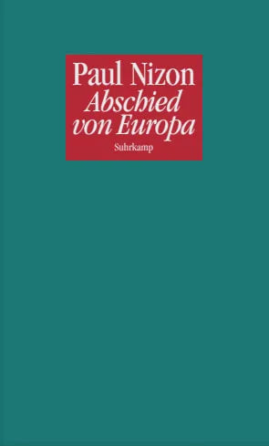 Buchcover von 'Abschied von Europa' - Taschenbuch von Paul Nizon