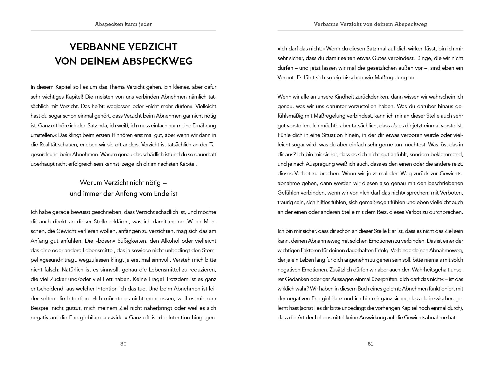 Innenansicht von 'Abspecken kann jeder' - Taschenbuch