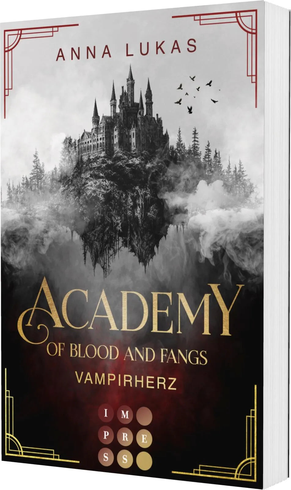 Buchcover von 'Academy of Blood and Fangs 1: Vampirherz' - Taschenbuch von Anna Lukas