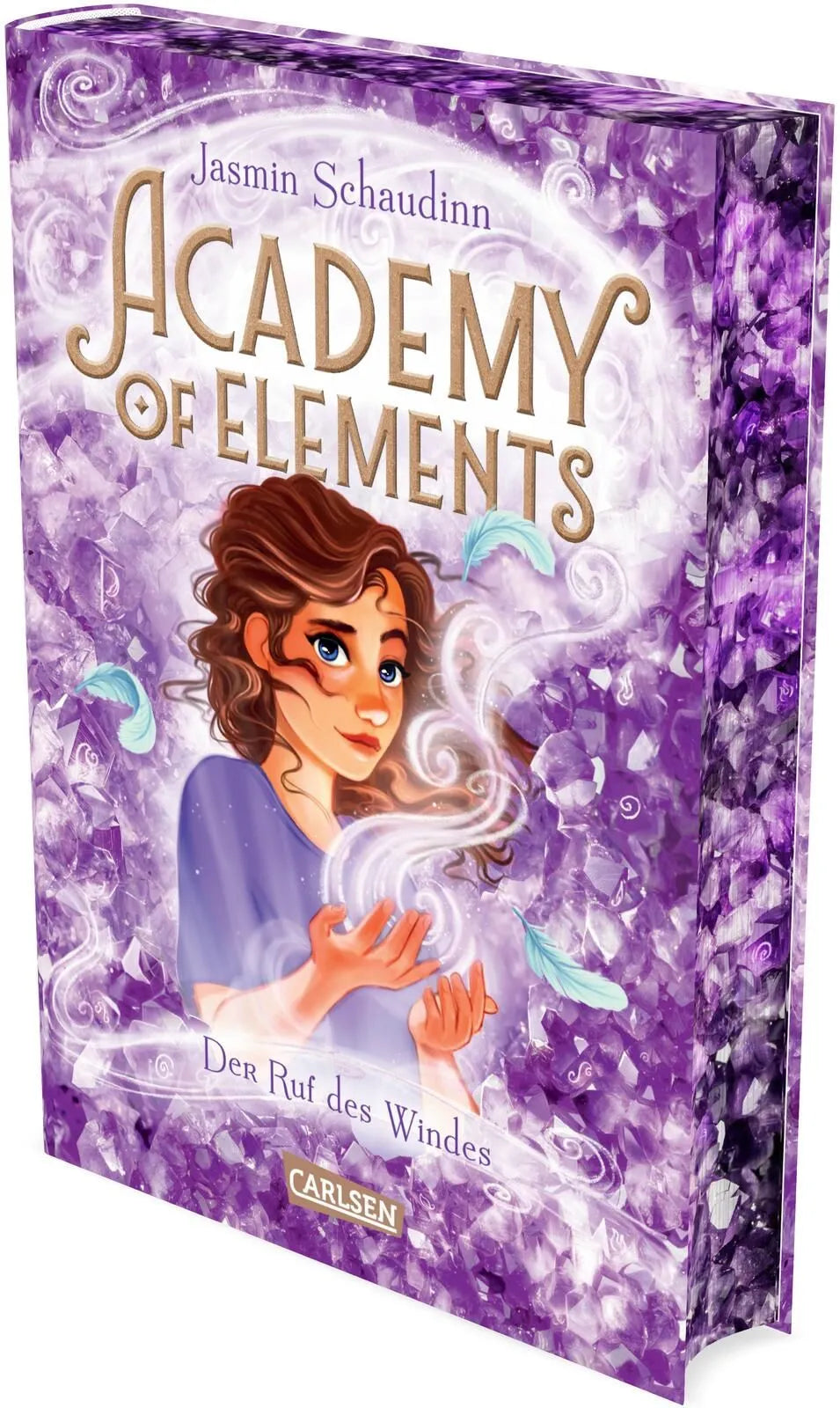 Cover: Academy of Elements 1: Der Ruf des Windes (Hardcover) von Jasmin Schaudinn