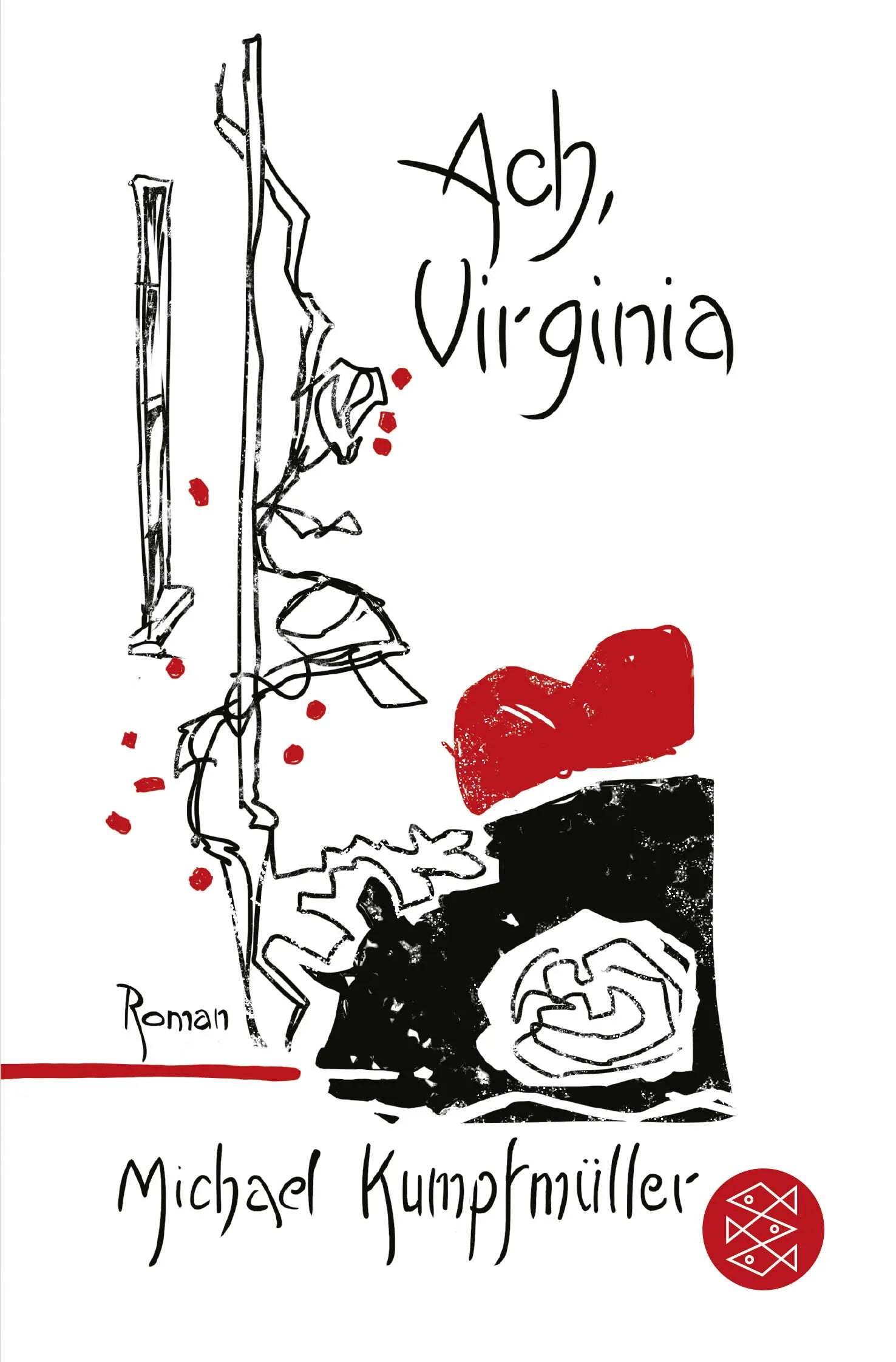 Buchcover von 'Ach, Virginia' - Taschenbuch von Michael Kumpfmüller