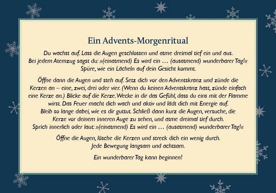 Achtsame Adventszeit. Hardcover-Ausgabe – Ansicht