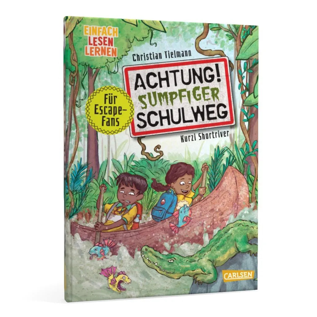 Detailansicht: Achtung!: Sumpfiger Schulweg (Hardcover)