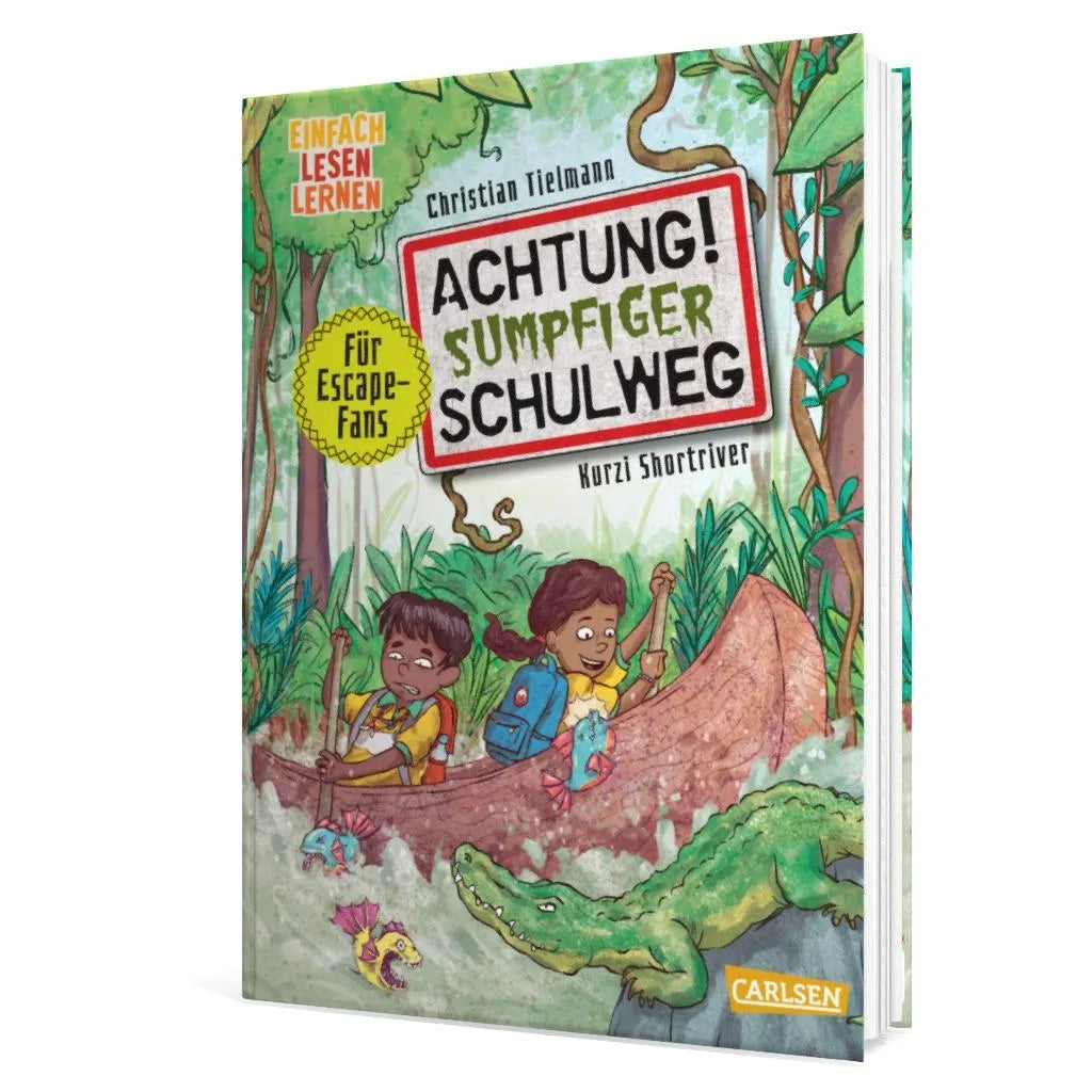 Detailansicht: Achtung!: Sumpfiger Schulweg (Hardcover)