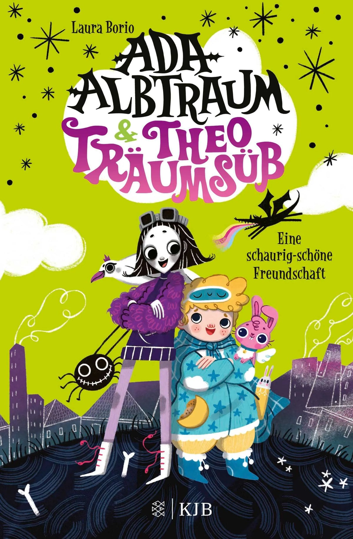 Cover: Ada Albtraum und Theo Träumsüß – Eine schaurig-schöne Freundschaft (Hardcover) von Laura Borio