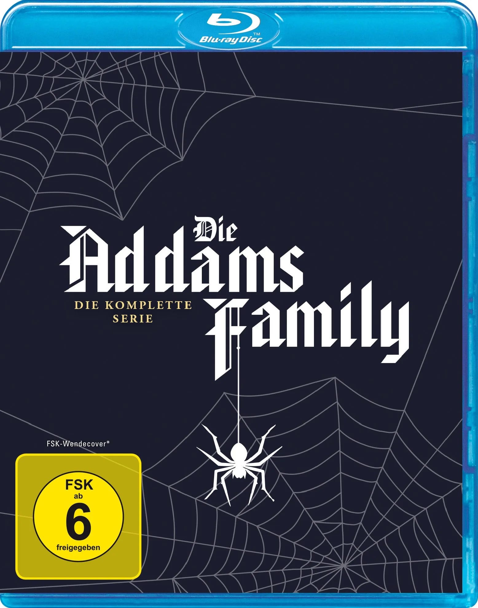 Blu-ray-Cover: Addams Family - Die komplette Serie. Regie: Stanley Z. Cherry