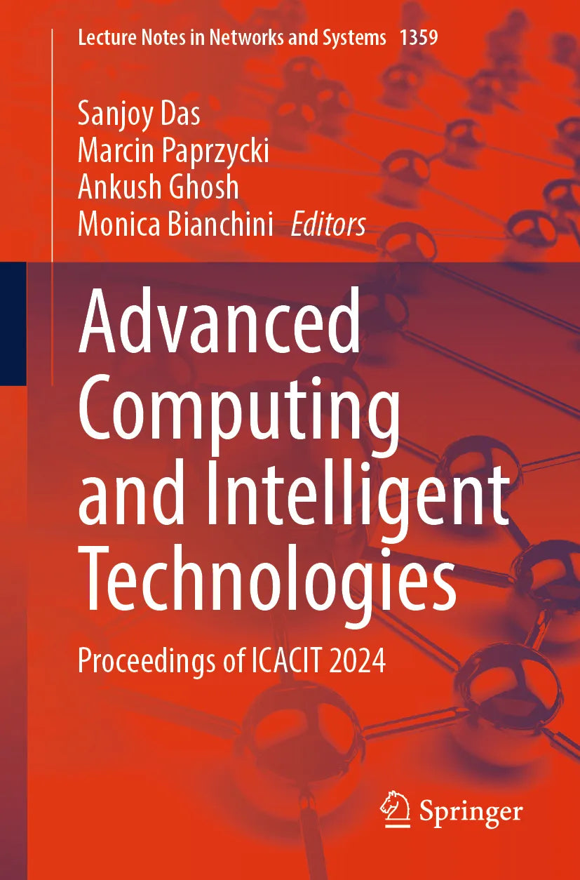 Cover: Advanced Computing and Intelligent Technologies (E-Book)