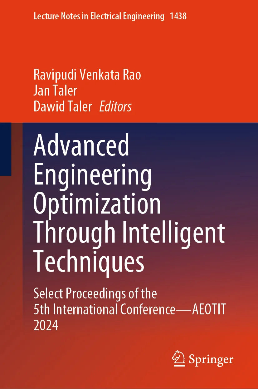 Cover: Advanced Engineering Optimization Through Intelligent Techniques (E-Book)
