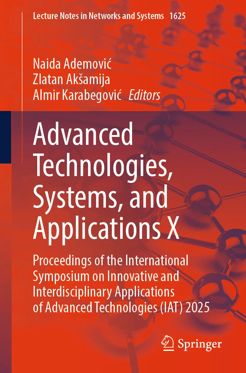 Cover: Advanced Technologies, Systems, and Applications X (E-Book)