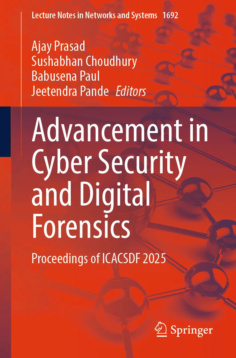 Cover: Advancement in Cyber Security and Digital Forensics (E-Book)