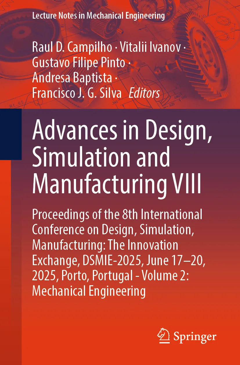Cover: Advances in Design, Simulation and Manufacturing VIII (E-Book)