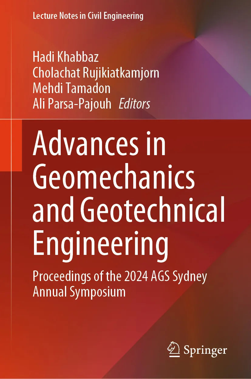 Cover: Advances in Geomechanics and Geotechnical Engineering (E-Book)