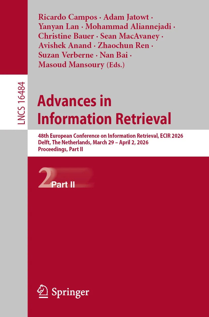 Cover: Advances in Information Retrieval (E-Book)