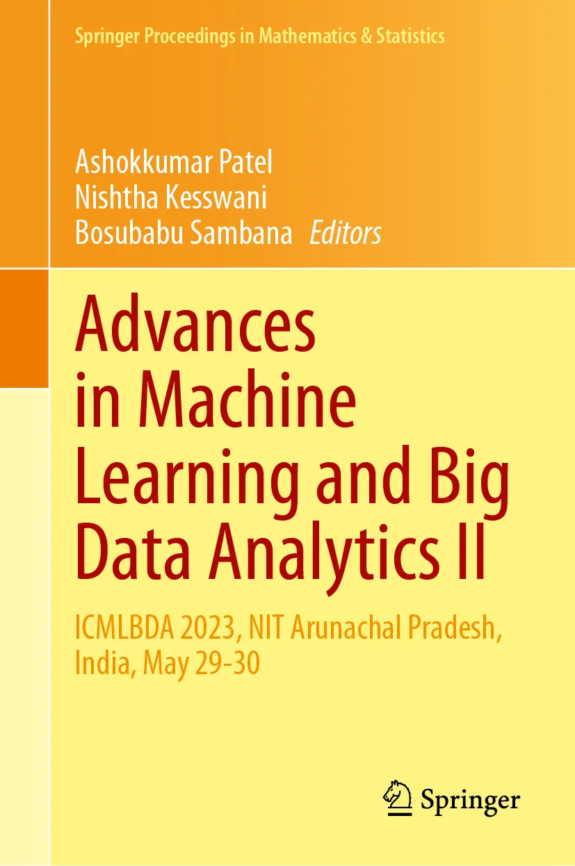 Cover: Advances in Machine Learning and Big Data Analytics II (E-Book)