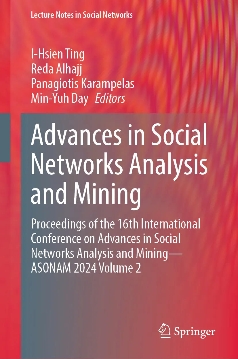 Cover: Advances in Social Networks Analysis and Mining (E-Book)