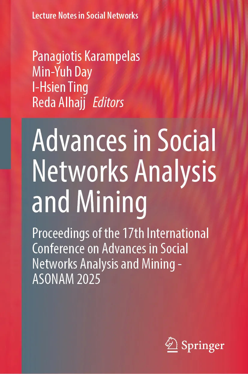 Cover: Advances in Social Networks Analysis and Mining (E-Book)