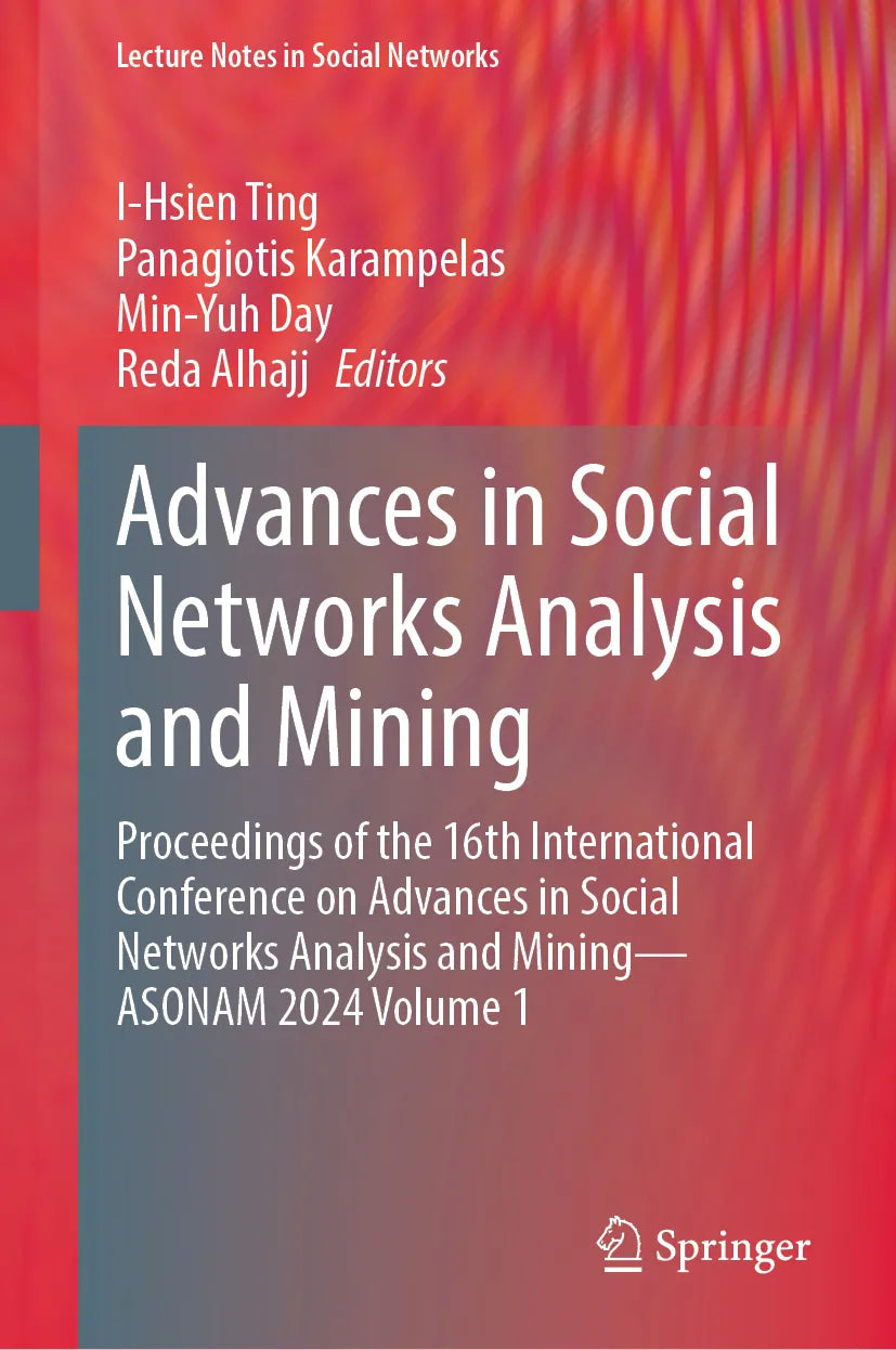 Cover: Advances in Social Networks Analysis and Mining (E-Book)