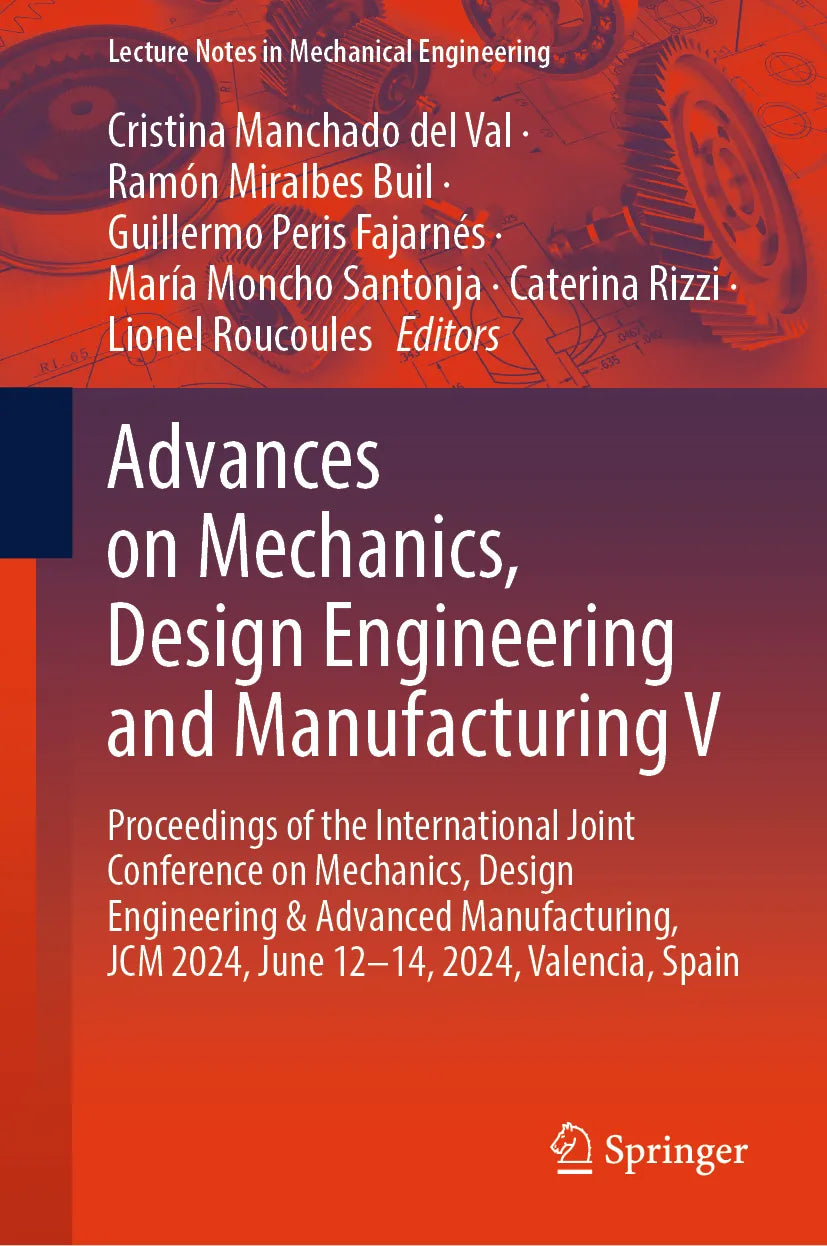 Cover: Advances on Mechanics, Design Engineering and Manufacturing V (E-Book)