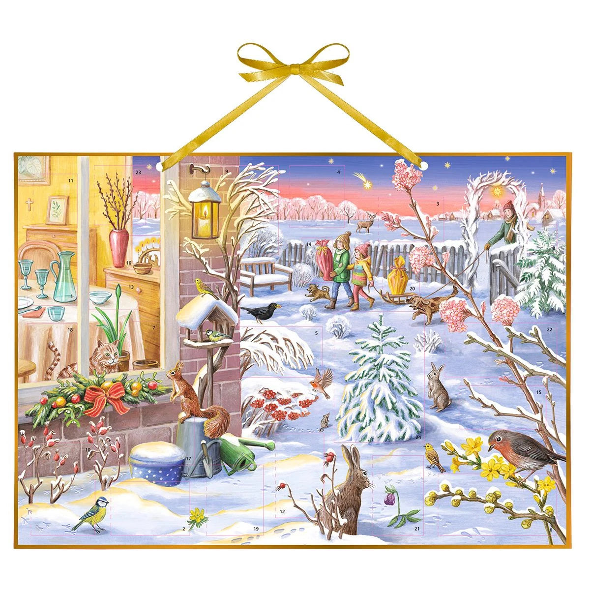 Adventskalender: Adventskalender »Blüten im Schnee«
