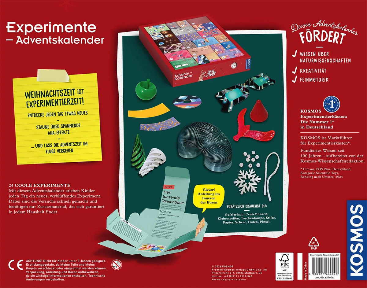 Adventskalender - Die schönsten Experimente zur Weihnachtszeit – Ansicht