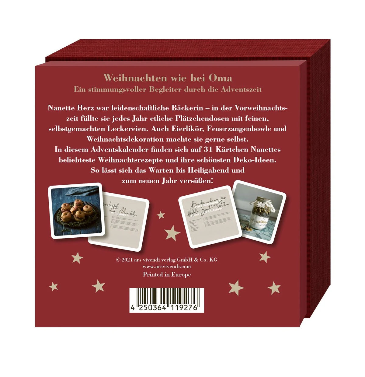 Adventskalender Nanettes Weihnachtsbäckerei – Ansicht
