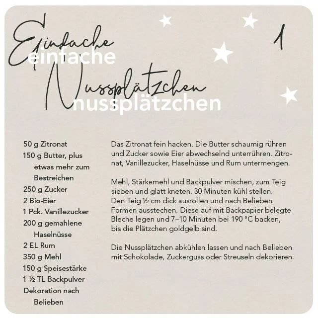 Adventskalender Nanettes Weihnachtsbäckerei – Ansicht