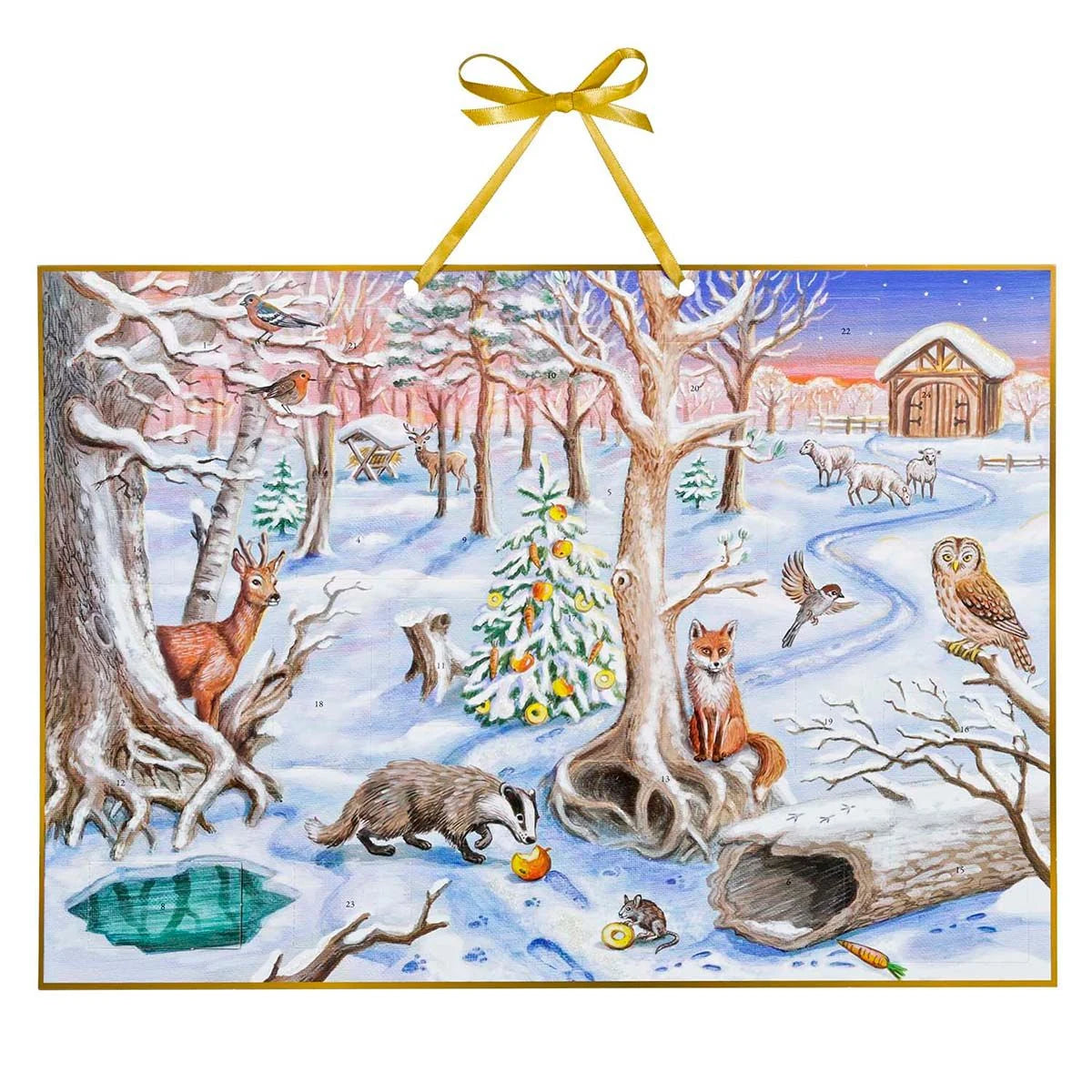 Adventskalender: Adventskalender »Unsere Tiere im Winterwald«