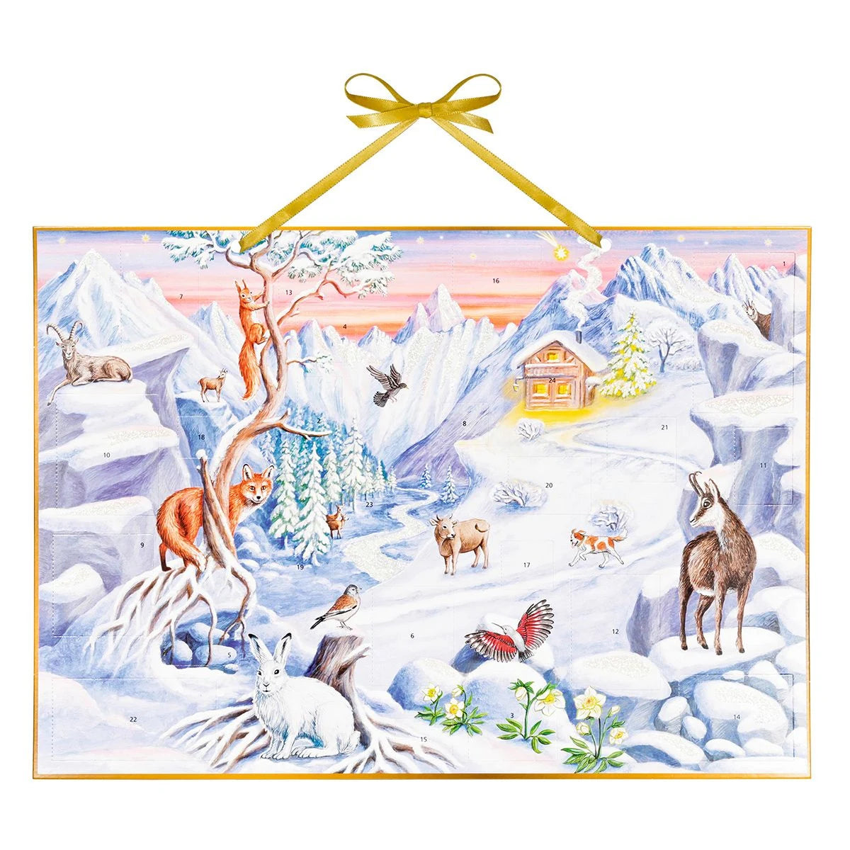Adventskalender: Adventskalender »Unsere Tiere in den Alpen«