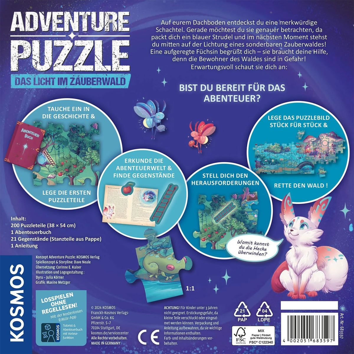 Adventure Puzzle Das Licht im Zauberwald – Ansicht