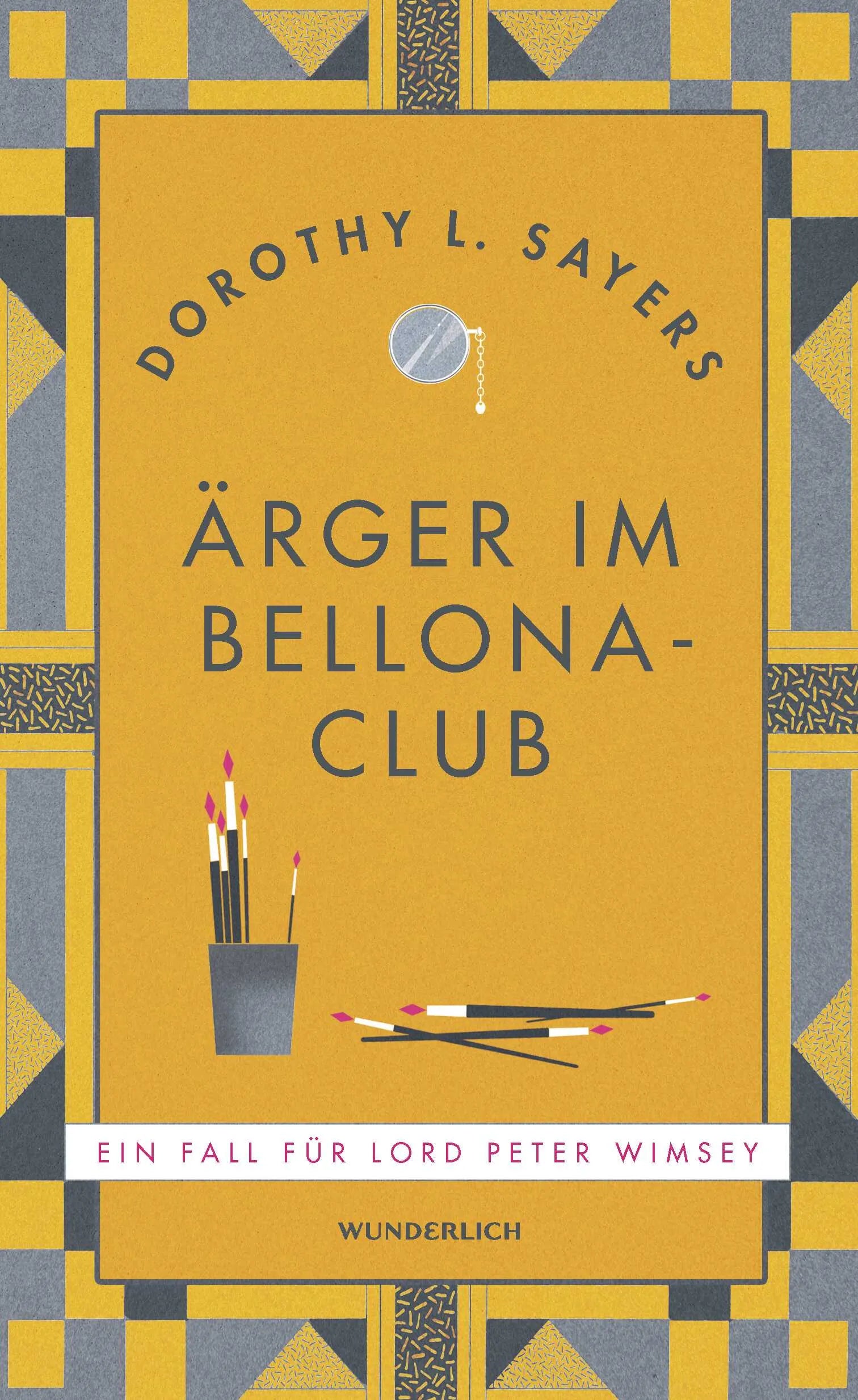 Buchcover von 'Ärger im Bellona-Club' - Gebundene Ausgabe von Dorothy L. Sayers