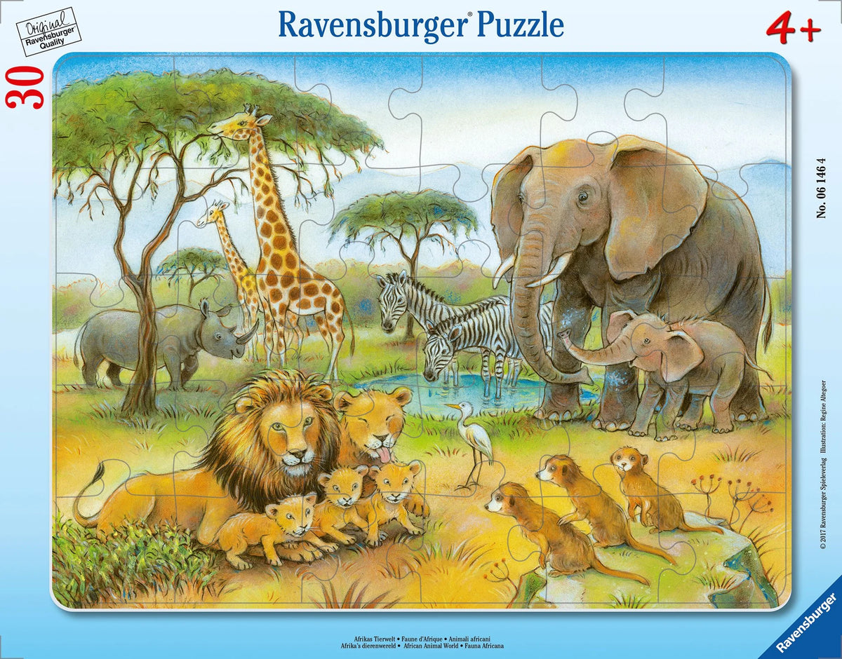 Kinderpuzzle: Kinderpuzzle 30 Teile - Afrikas Tierwelt