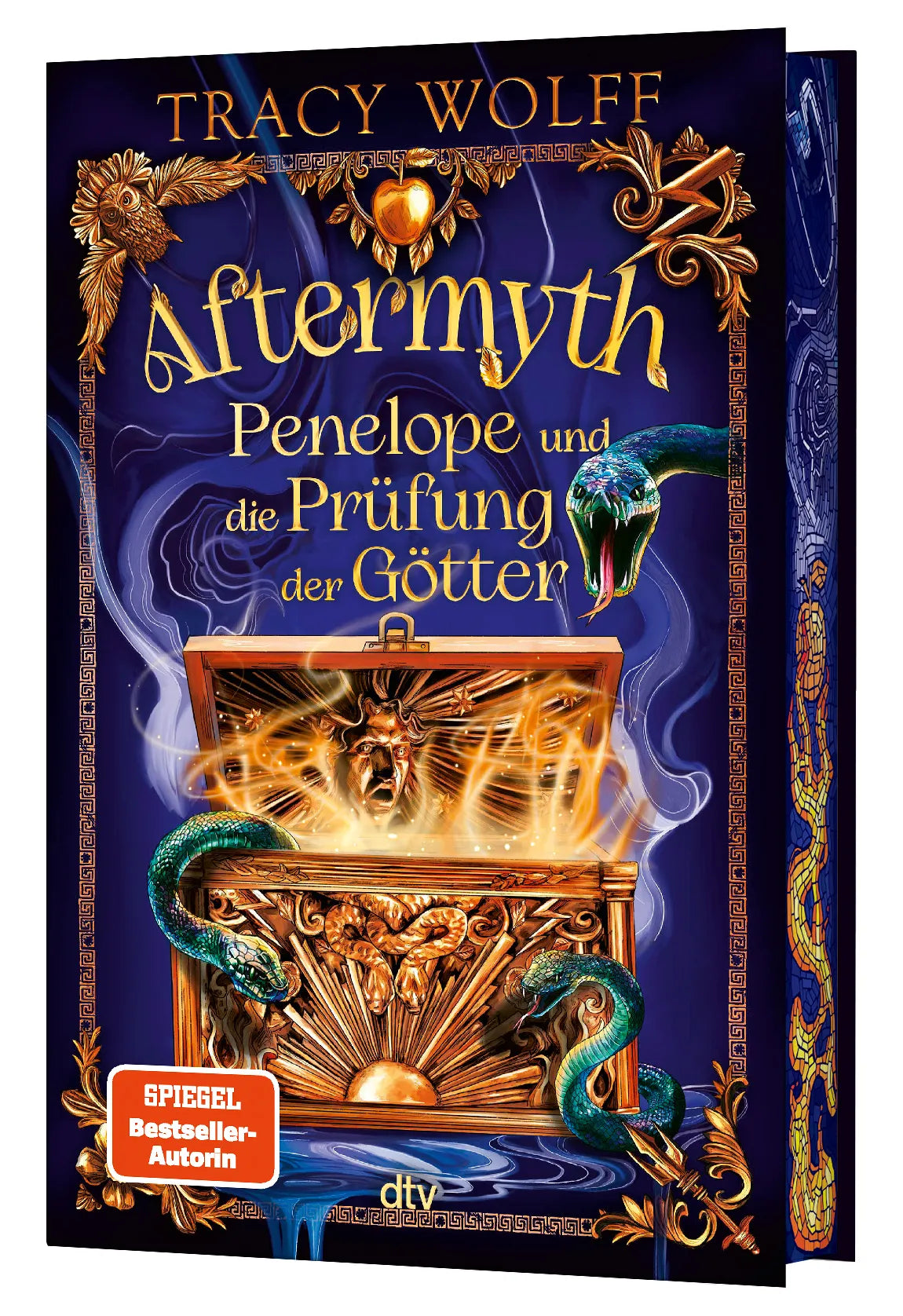 Buchcover von 'Aftermyth – Penelope und die Prüfung der Götter' - Gebundene Ausgabe von Tracy Wolff