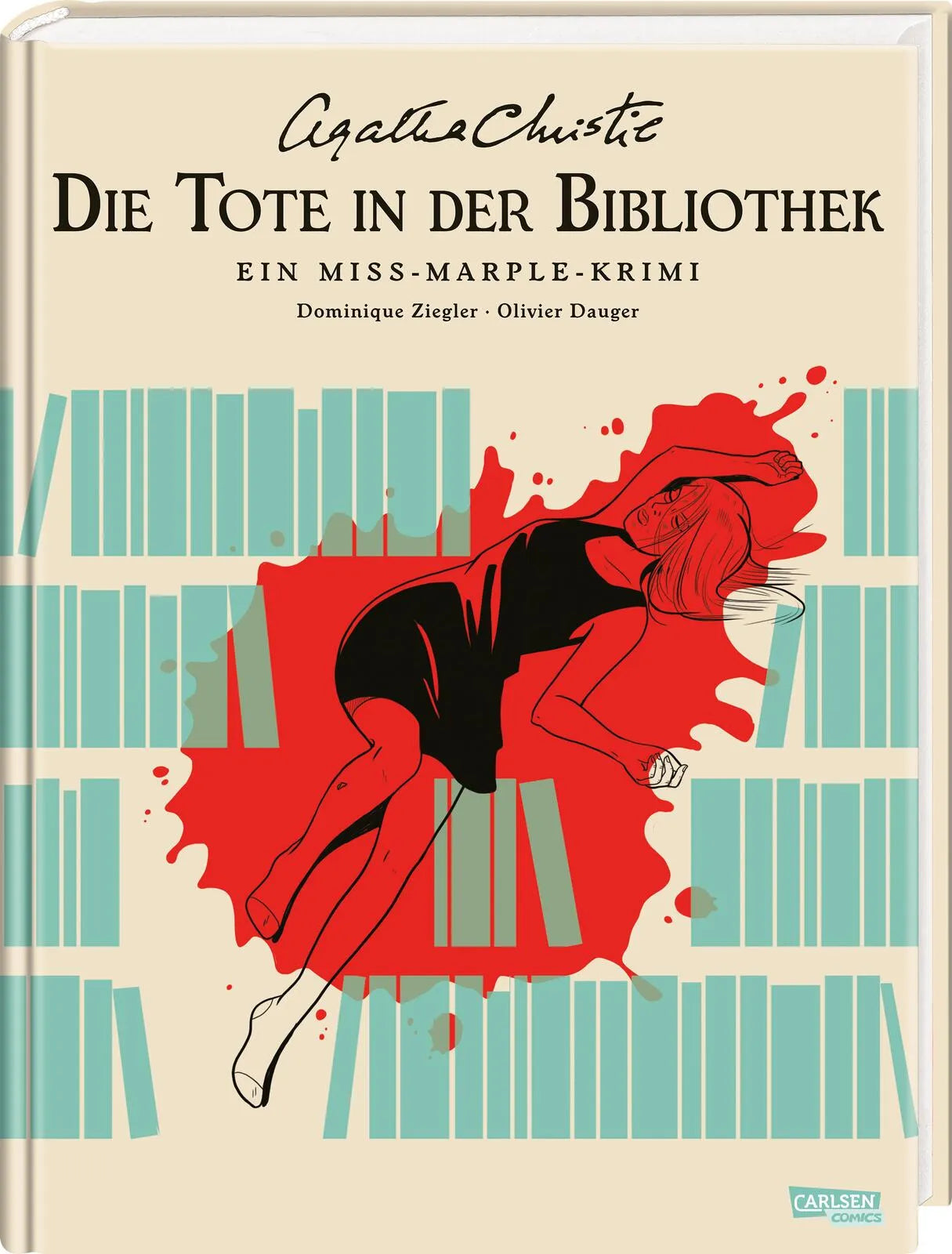 Buchcover von 'Agatha Christie Classics: Die Tote in der Bibliothek' - Gebundene Ausgabe von Agatha Christie