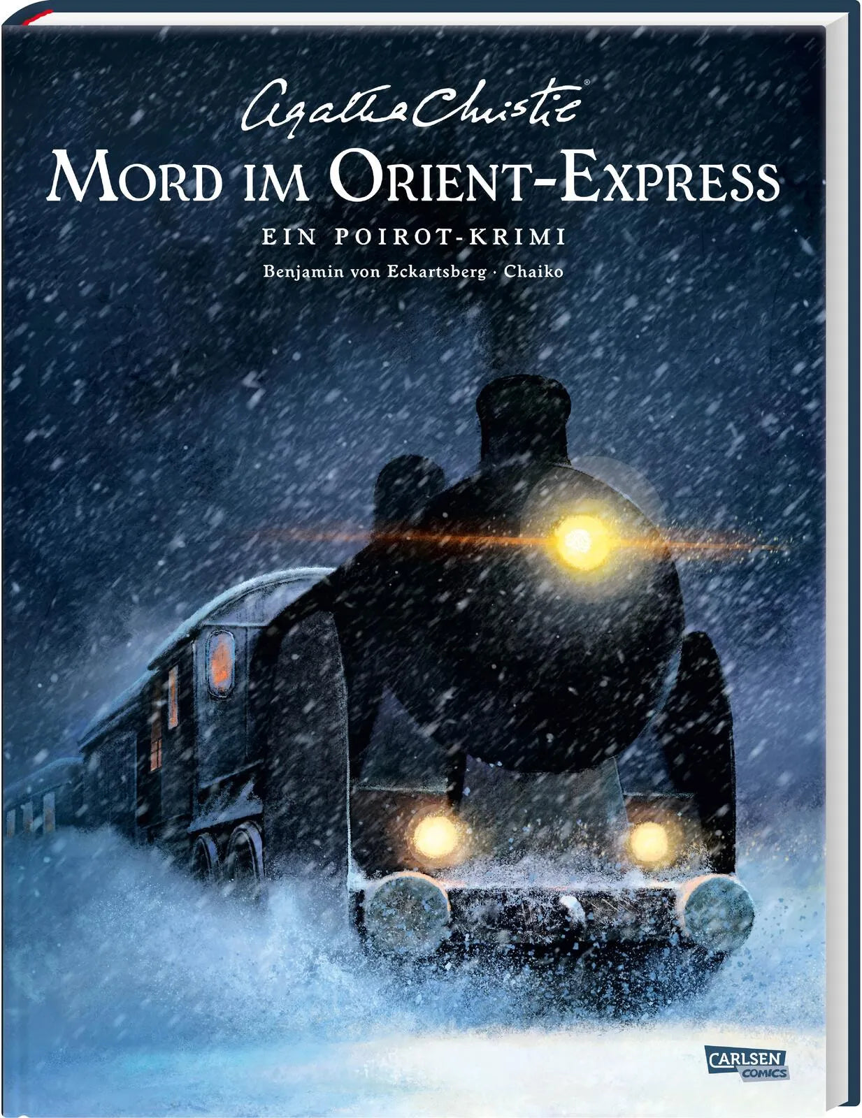 Buchcover von 'Agatha Christie Classics: Mord im Orient-Express' - Gebundene Ausgabe von Agatha Christie