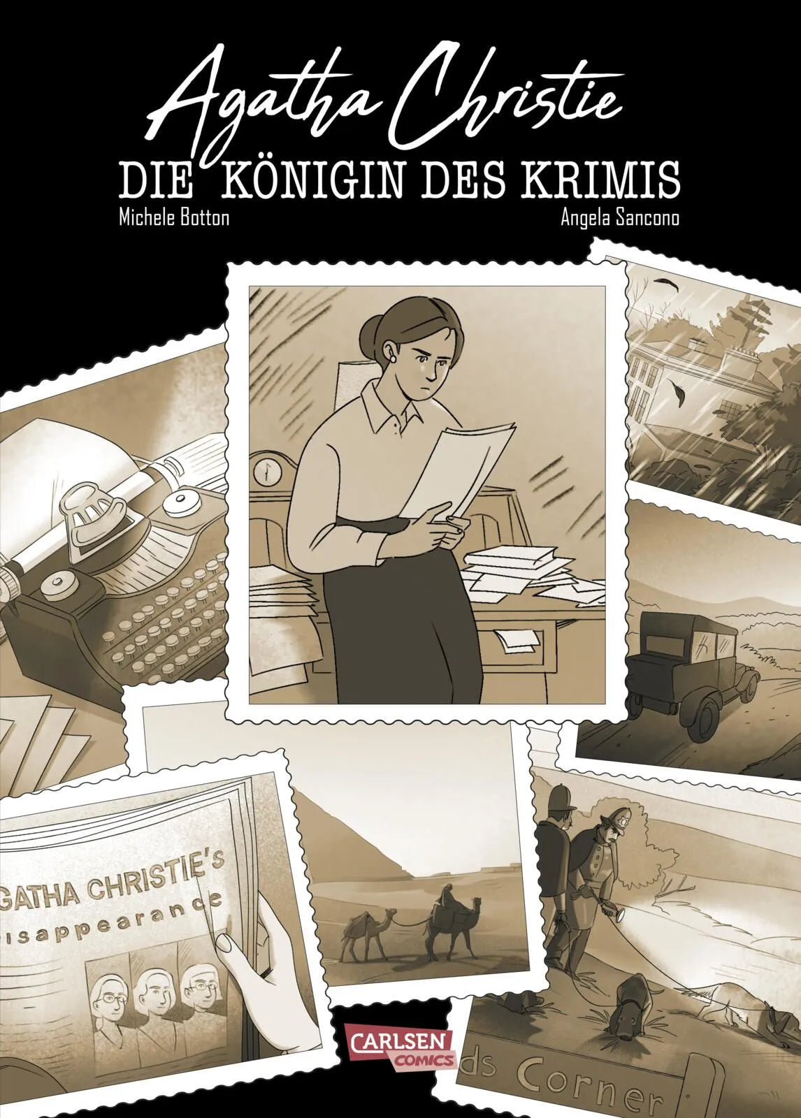 Cover: Agatha Christie – Die Königin des Krimis (Hardcover) von Michele Botton
