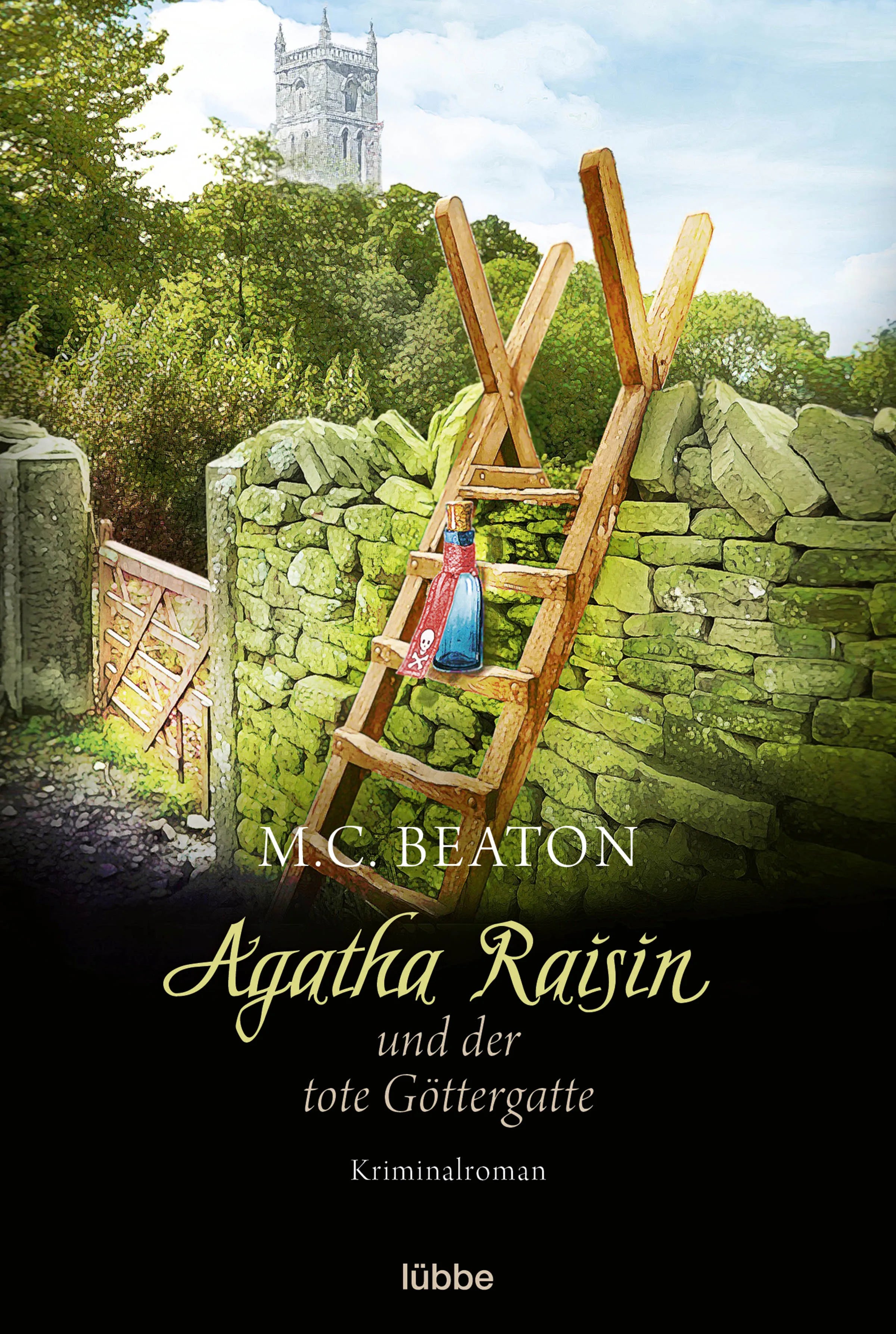 Buchcover von 'Agatha Raisin und der tote Göttergatte' - Taschenbuch von M. C. Beaton