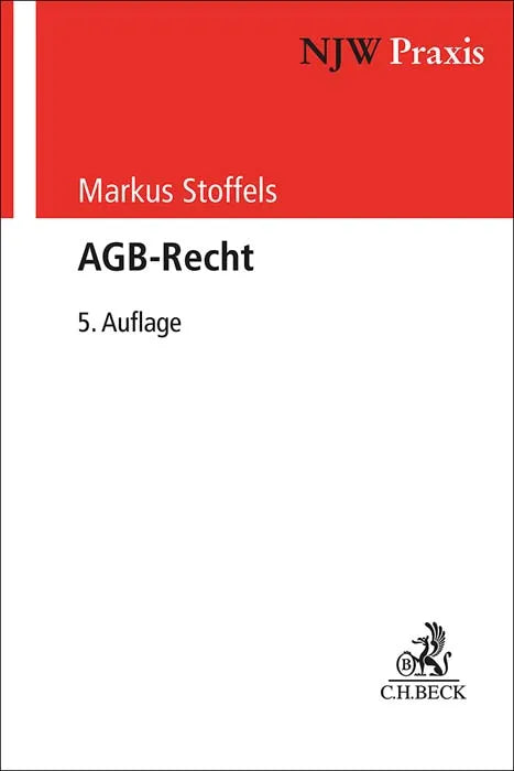 Buchcover von 'AGB-Recht' - Taschenbuch von Markus Stoffels