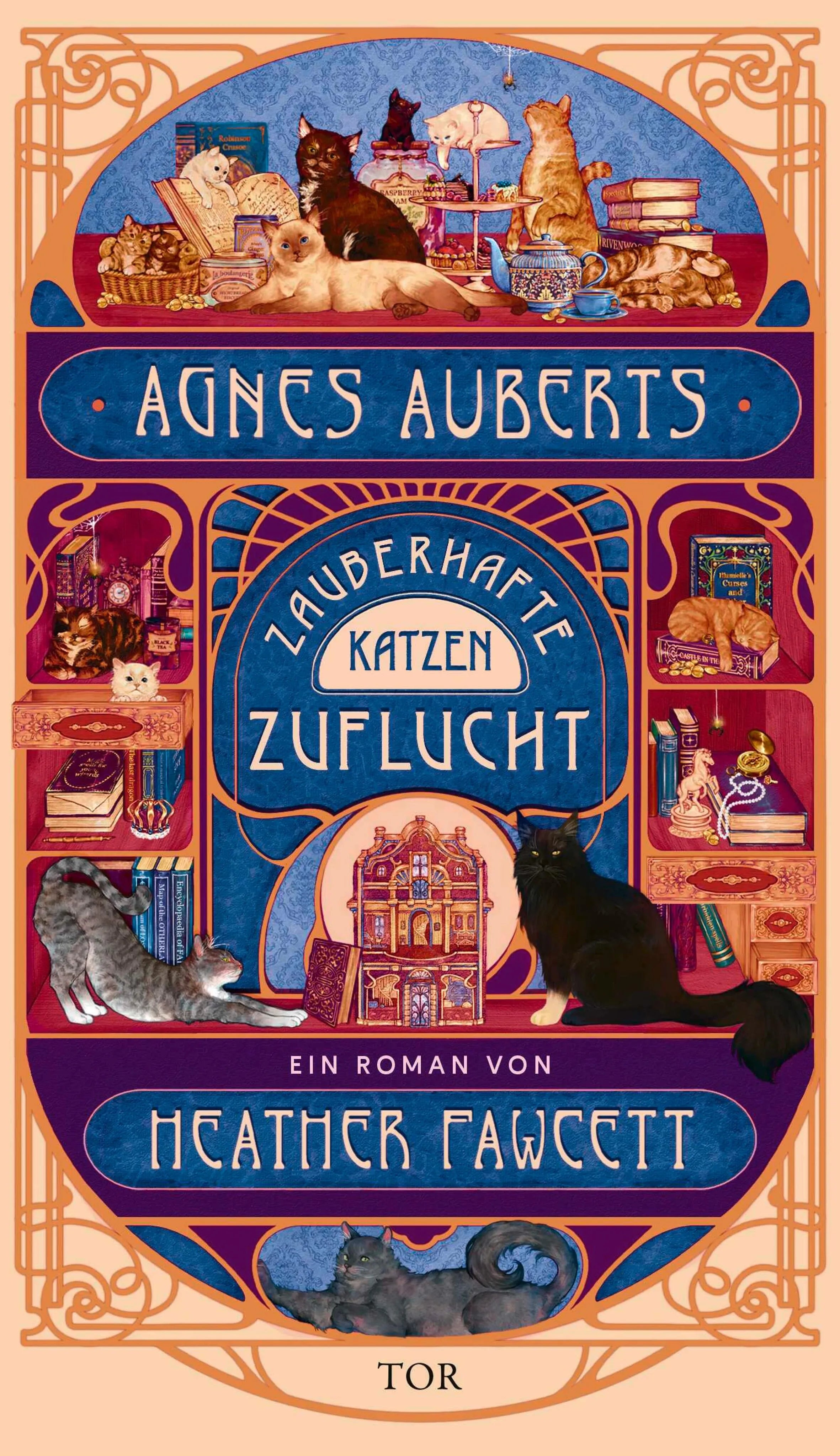 Cover: Agnes Auberts zauberhafte Katzenzuflucht (E-Book) von Heather Fawcett