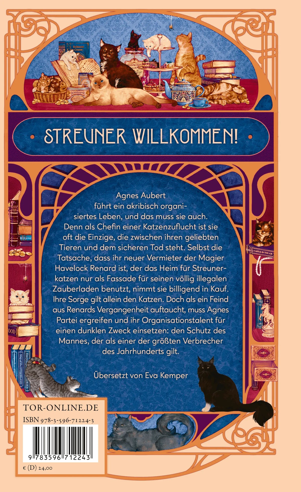 Rückseite: Agnes Auberts zauberhafte Katzenzuflucht (Hardcover)