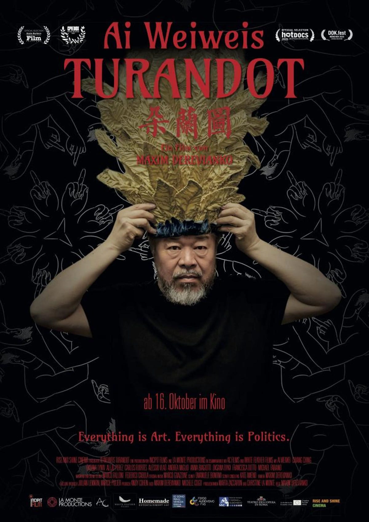 DVD-Cover: Ai Weiweis Turandot. Regie: Maxim Derevianko