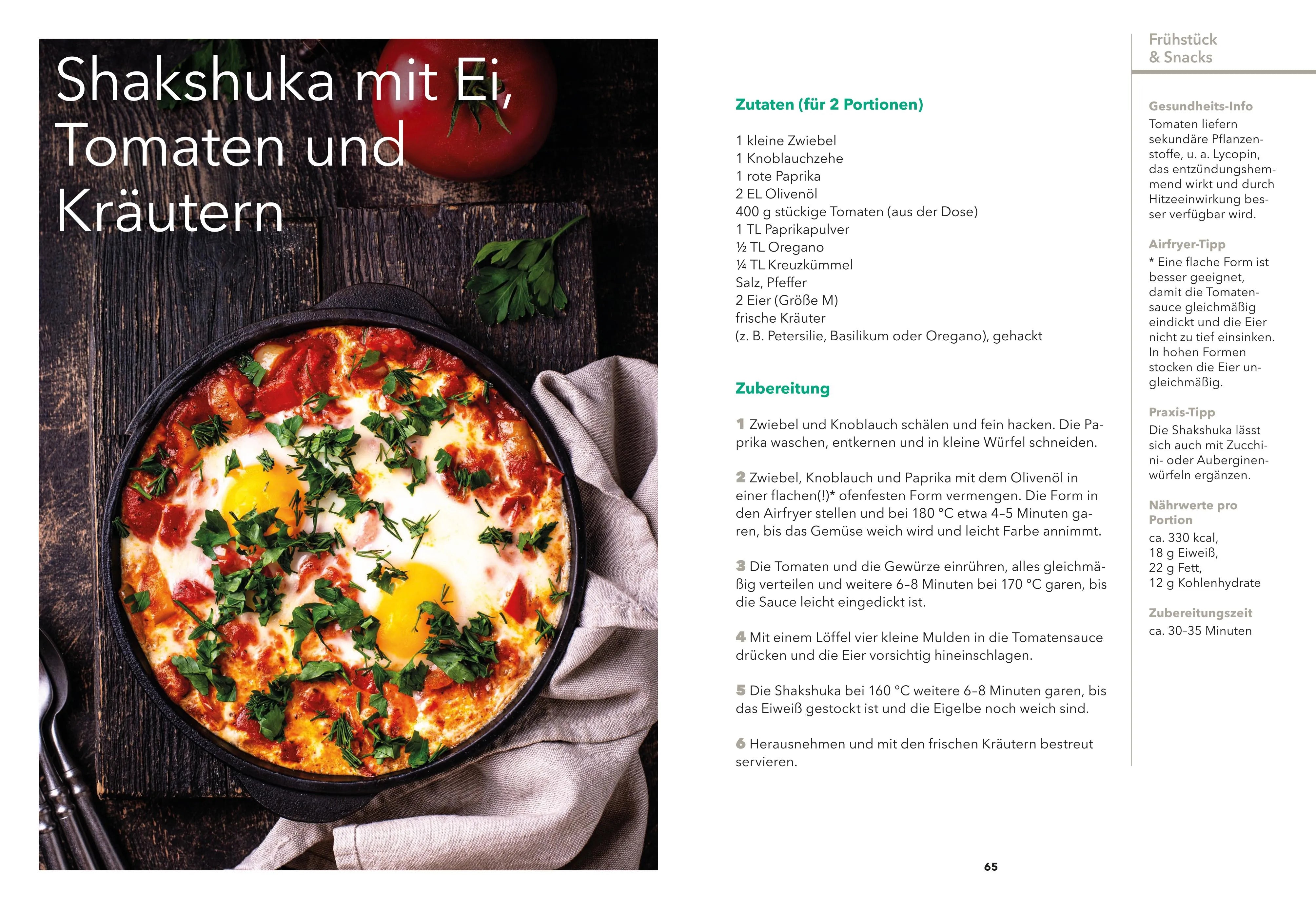 Detailansicht: Airfryer Balance – Genussvoll essen trotz Diabetes (Hardcover)
