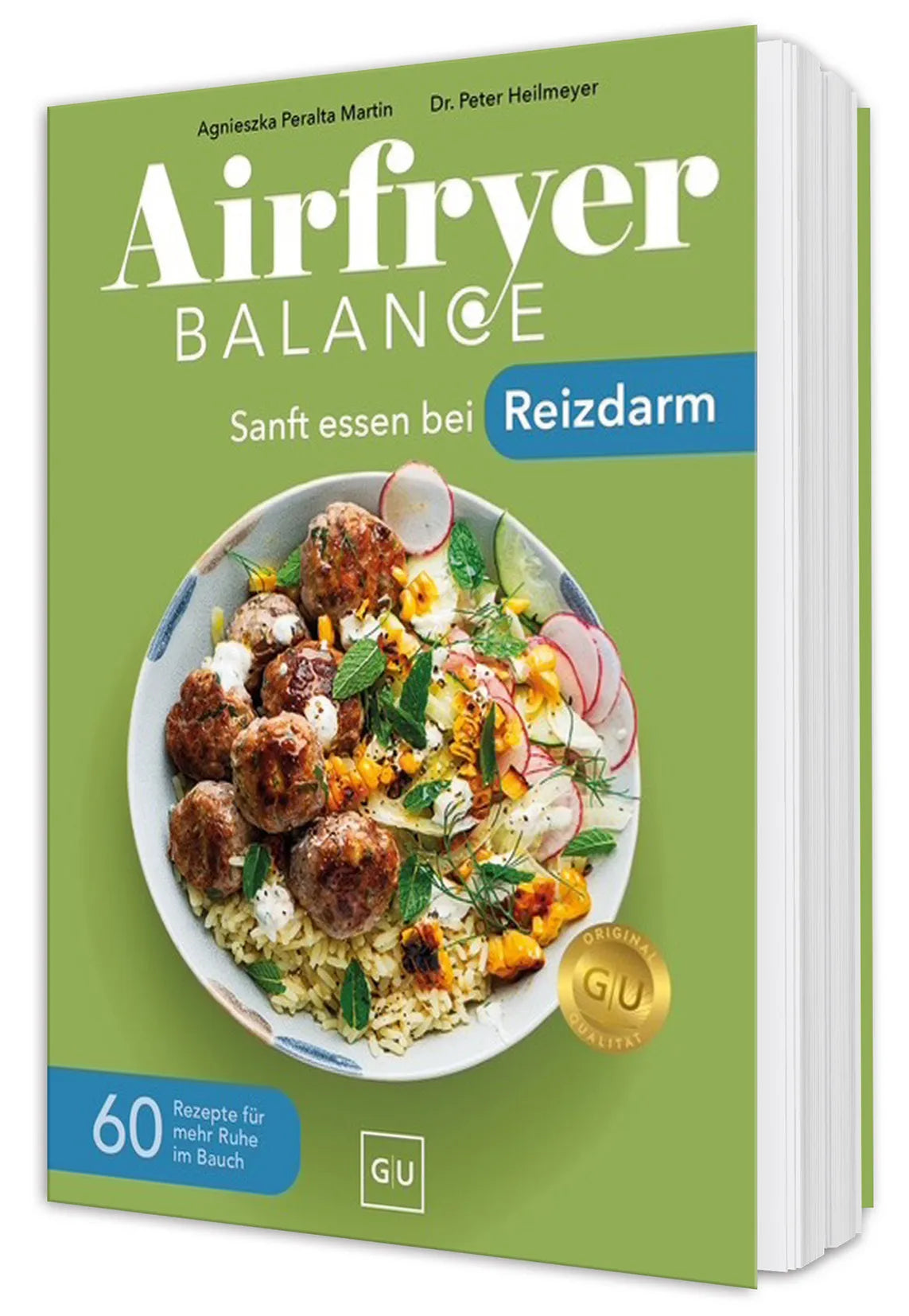 Cover: Airfryer Balance – Sanft essen bei Reizdarm (Hardcover) von Agnieszka Peralta Martin