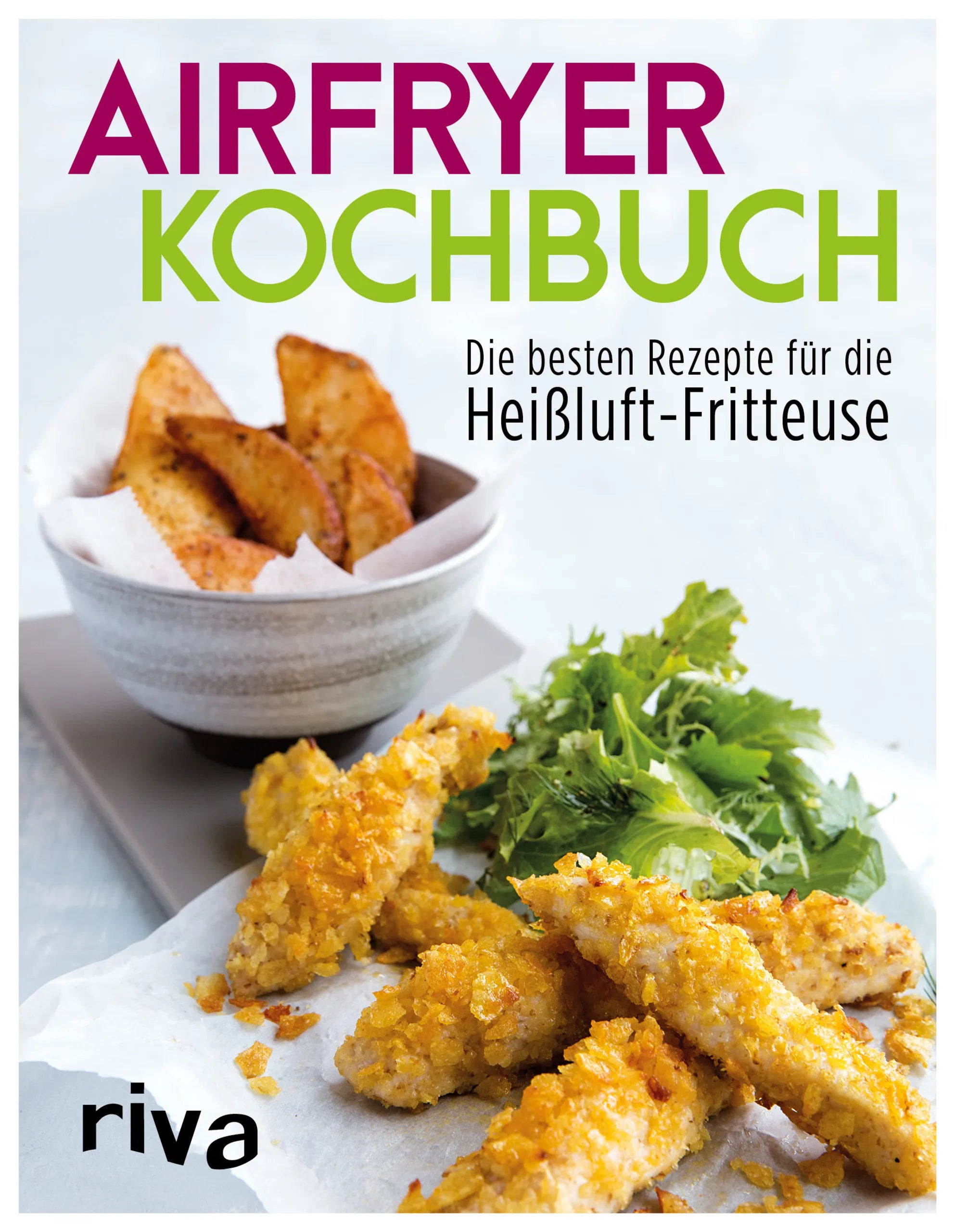 Buchcover von 'Airfryer-Kochbuch' - Taschenbuch von riva Verlag