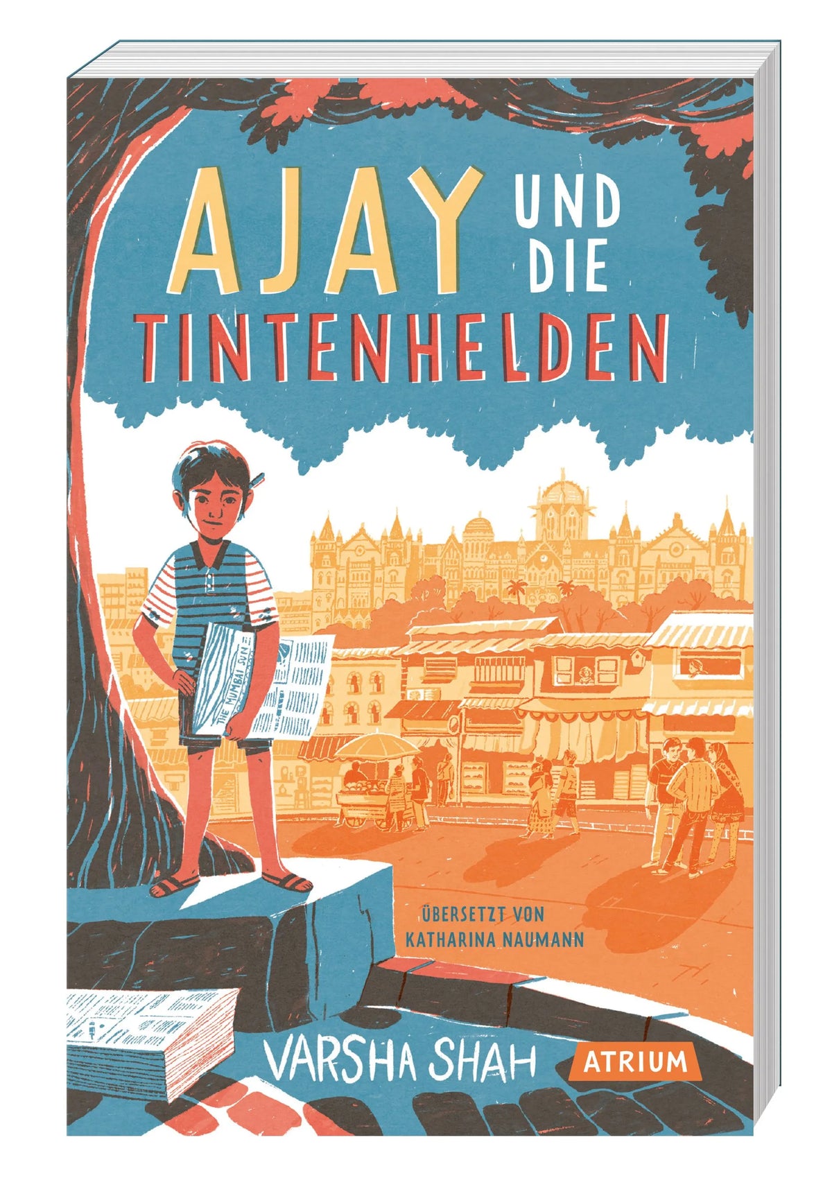 Detailansicht: Ajay und die Tintenhelden (Taschenbuch)