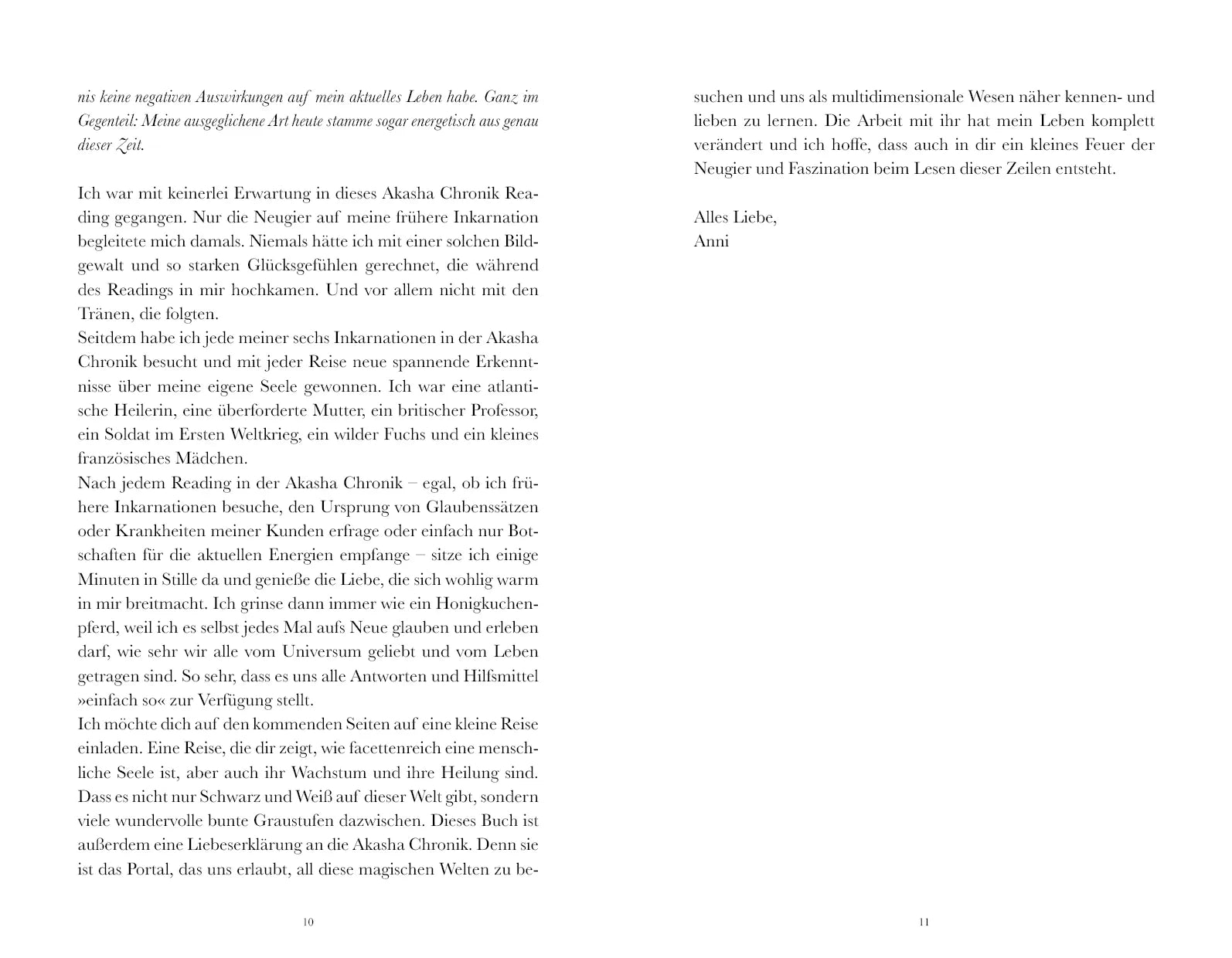 Innenansicht von 'Akasha Stories' - Taschenbuch