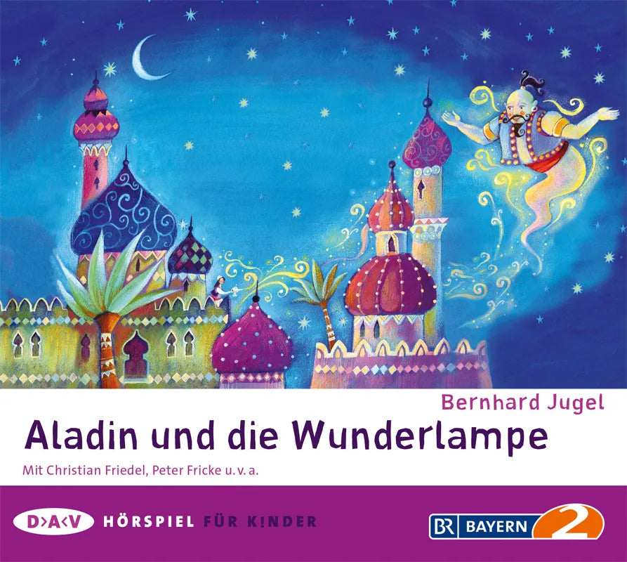 Buchcover von 'Aladin und die Wunderlampe' - Hörbuch (CD) von Bernhard Jugel