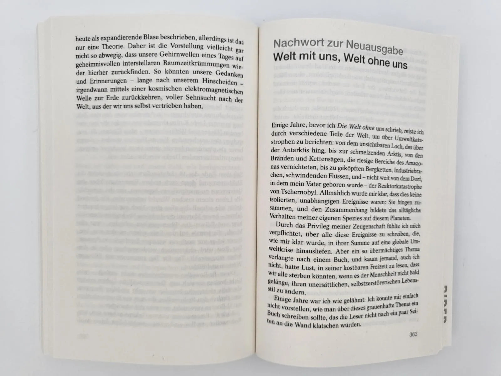 Produktansicht: Die Welt ohne uns (Taschenbuch)