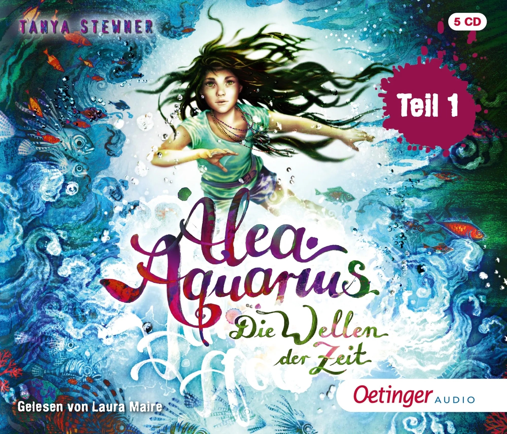 Cover: Alea Aquarius 8 Teil 1. Die Wellen der Zeit (Hörbuch CD) von Tanya Stewner