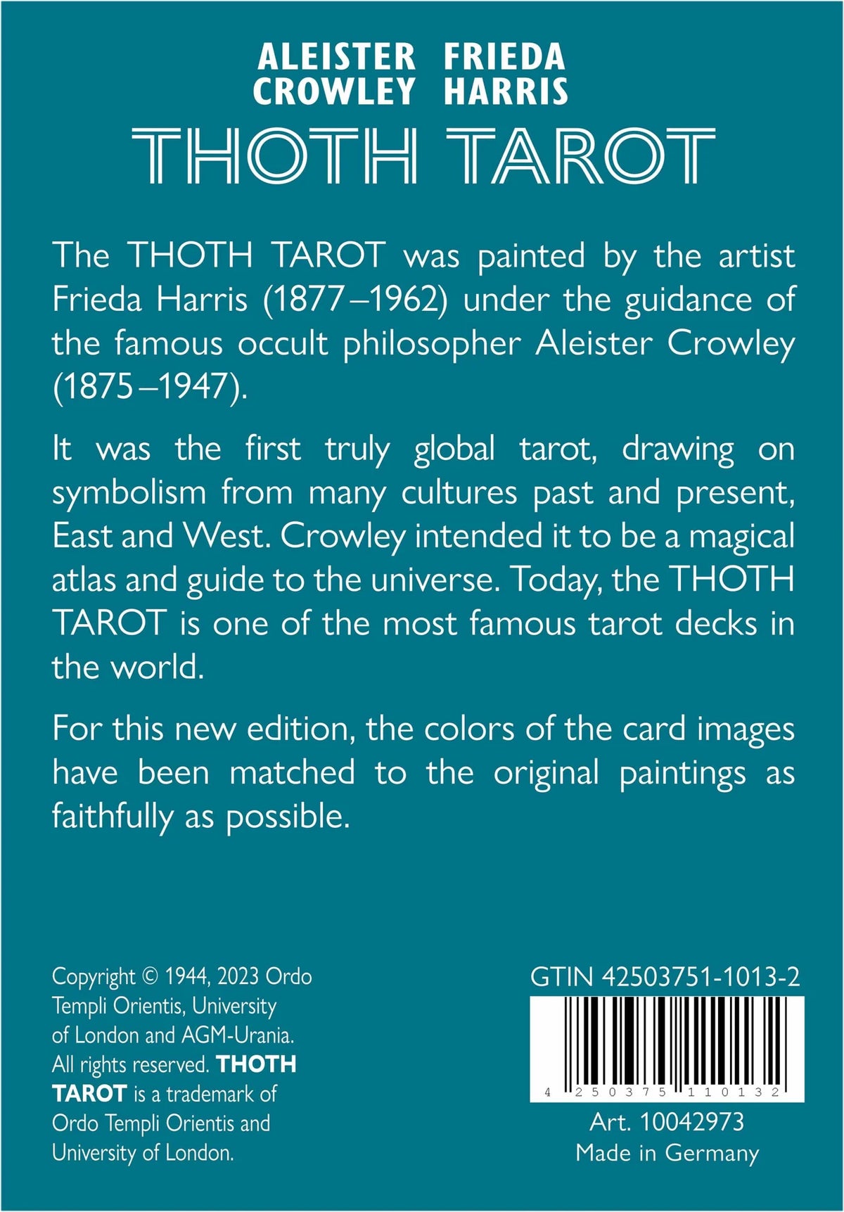 Aleister Crowley Thoth Tarot (Deluxe Edition, English, GB) – Ansicht
