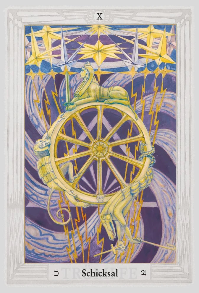 Aleister Crowley Thoth Tarot (Standard Ausgabe, Deutsch, DE) – Ansicht